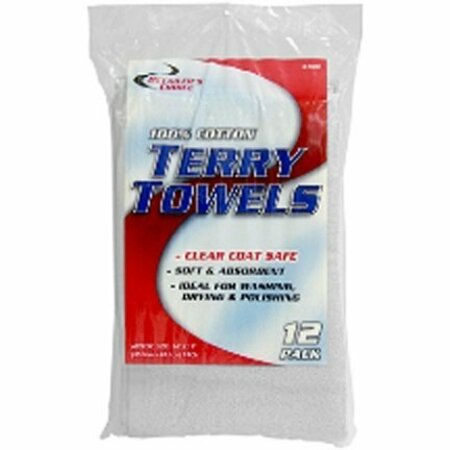 CLEAN-RITE 3-5288 TERRY TOWELS 14 IN X 17 IN, 12PK 3-528
